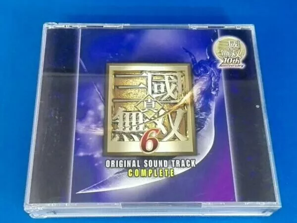 Neuf Shin Sangokumusou 6 Original Bande Originale Jeu Musique 3 CD Ensemble