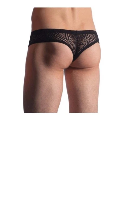 Slip Homme MANSTORE Brazil Brief Noir Imprimé M – Taille M – Style Décontracté Et Confortable