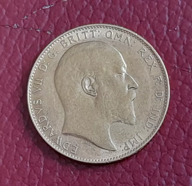 Genuine 22ct Gold Full Sovereign 1910 King Edward VII