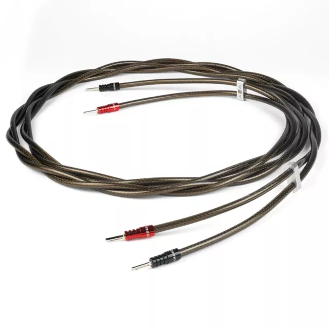 Chord Epic XL AUDIO SPEAKER CABLES (A Pair) Factory Terminated Ohmic Plugs