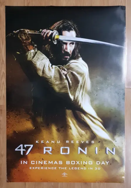 47 RONIN (2013) Original UK One Sheet Cinema Poster KEANU REEVES