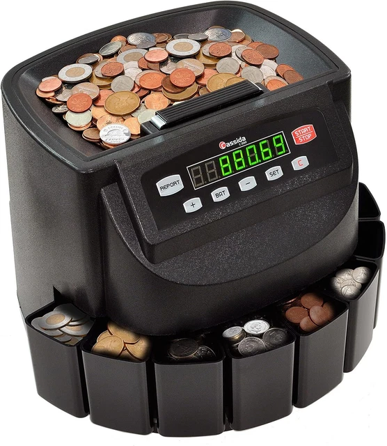 Cassida C200CAD Canadian Coin Counter/Sorter/Roller