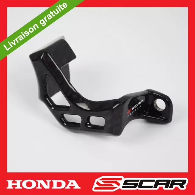 Protection D'etrier De Frein Arriere Carbone Honda Cr Crf Crfx 125 250 450 Scar