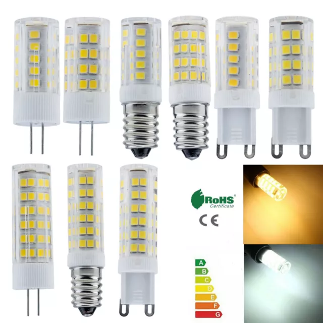 G4 G9 E14 220V 5W 8W 12W Keramik LED Mais Birne Kapsel weiße Lampe Kristall DE