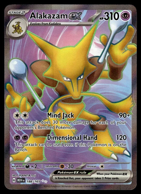Coffret Pokémon Alakazam Ex 65/165 - Ultraboost Écarlate Et Violet - 10 Cartes Françaises Neuves - Collection