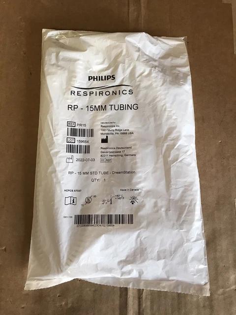 Tubo estándar de la marca Philips RP-12 MM para Dreamstation (HCPCS A7037) PR15 sellado