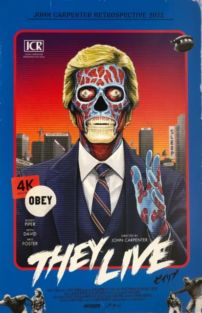 They Live | 1988 |  John Carpenter Japanese Chirashi B5 Movie Poster Japan