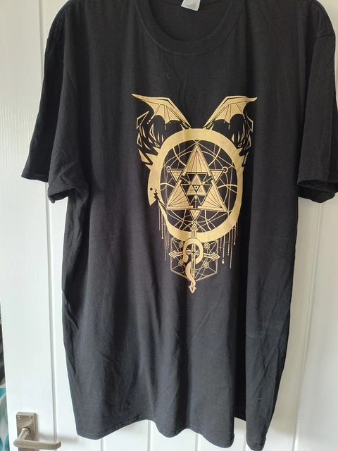 QWERTEE A DARK Cave BATMAN Grey Crew Neck T Shirt XL MINT 7.50 PicClick UK