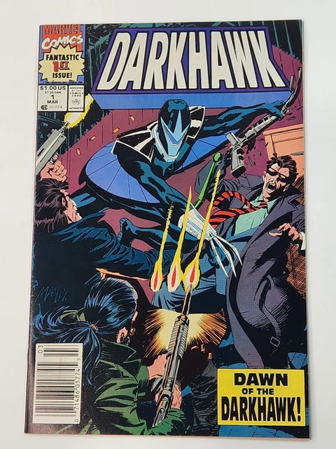 Darkhawk 1 NEWSSTAND Marvel Comics 1st Appearance Darkhawk Copper Age 1991