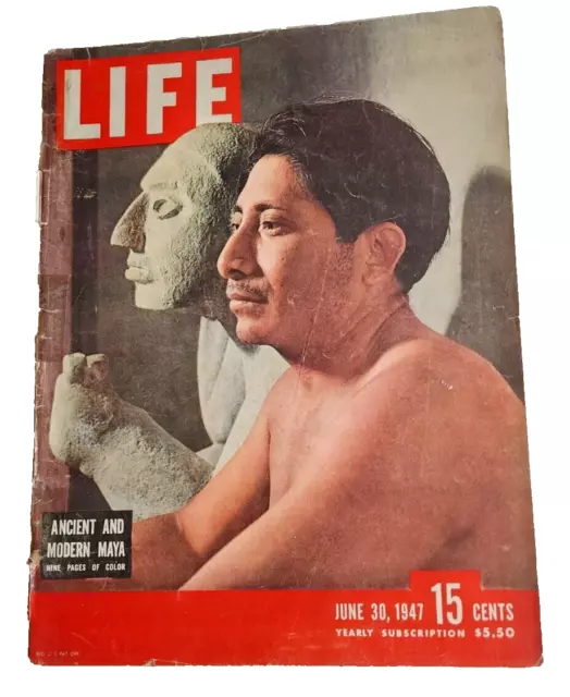 June 30, 1947 LIFE Magazine WWII Old 40s adds war II ad add ads, FREE SHIP 6 29