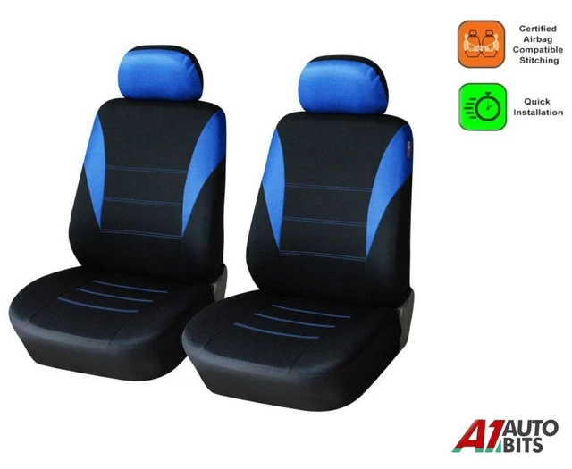 Housses De Siège Auto En Tissu Soie De Lait - Pour Sièges Avant Conducteur Et Passager, Plusieurs Tailles, Protection Anti-usure