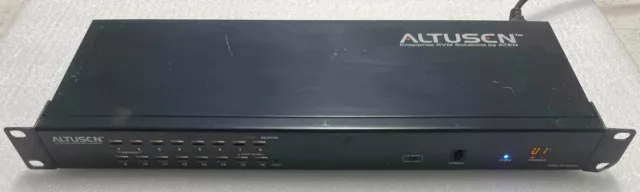 Interruptor KVM de alta densidad Altusen Aten Enterprise 2 consolas 8 puertos CAT5 KH2508A