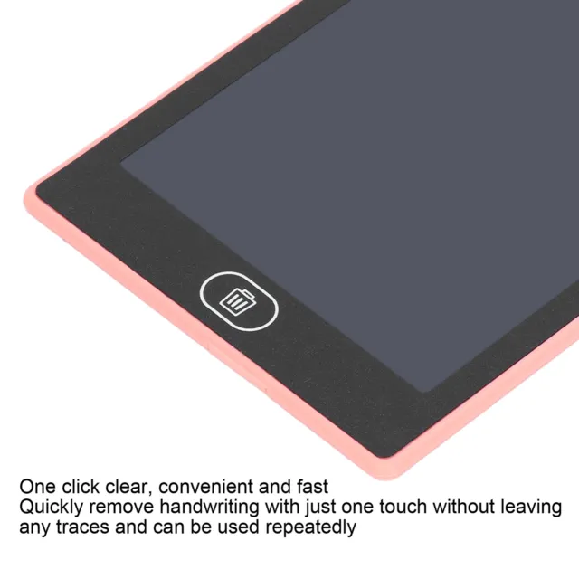 (Rosa) Tablet LCD 6.5 Pizarra Borrable para Uso al Exterior