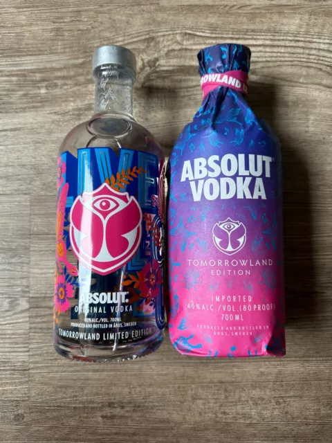 BUNDLE 2x ABSOLUT VODKA Tomorrowland edition | 0,7L | ungeöffnet