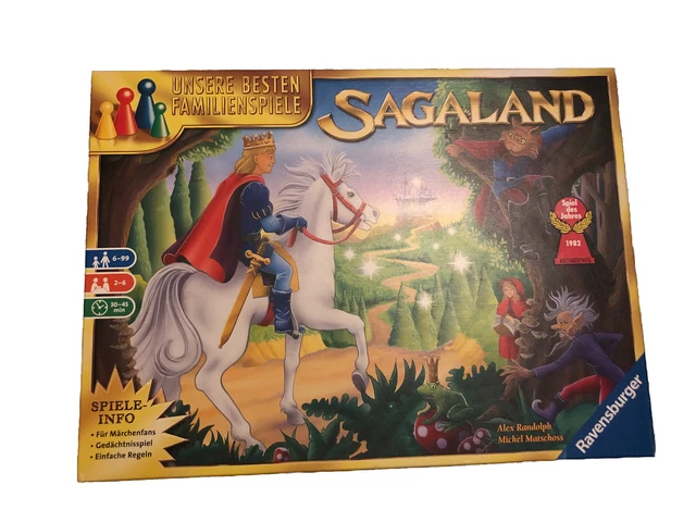 SAGALAND Ravensburger 2011 Unsere Besten Familienspiele Brettspiel Neuwertig