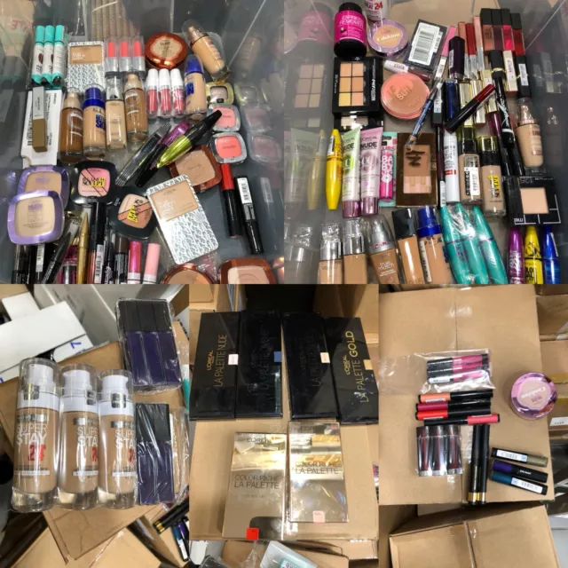 Enorme Lot Revendeur 430 Maquillage Uniquement Gemey Maybelline Et L Oreal B1