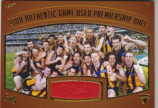 Hawthorn 50 Years Premiership Album Card Set Memorabilia Card 2008 Grand Final