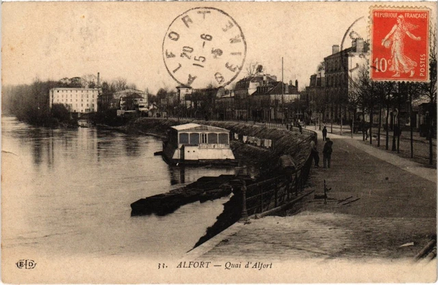 CPA Alfortville Quai d'Alfort (1363720)