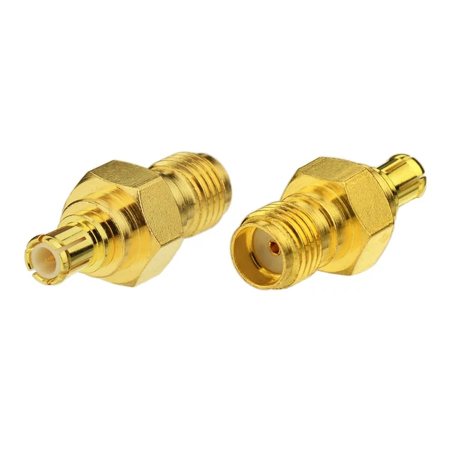 10-Pack MCX Male to SMA Female Connector Adapter for DVB-T2 RTL SDR USB Receiver