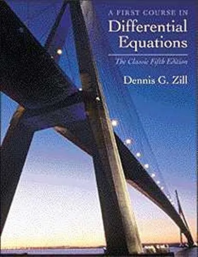 A First Course in Differential Equations: The Classic Fifth Edition (Classic Ed,