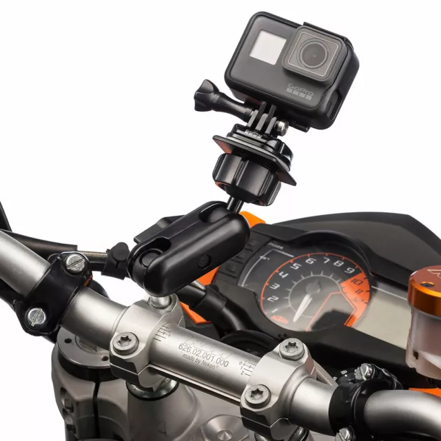Kit de montaje de cámara de acción abrazadera superior de motocicleta Ultimateaddons para GoPro Hero