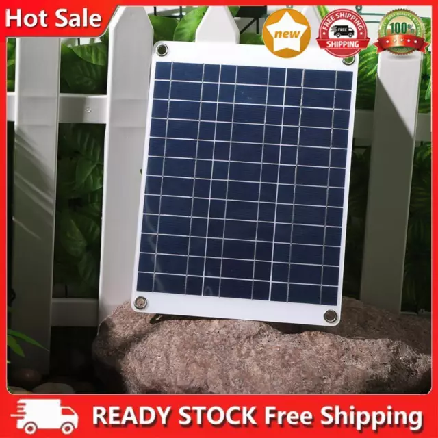 15W Solar Panel Cell Polycrystalline 12V 5V 1000mA Mobile Phone Car Charger