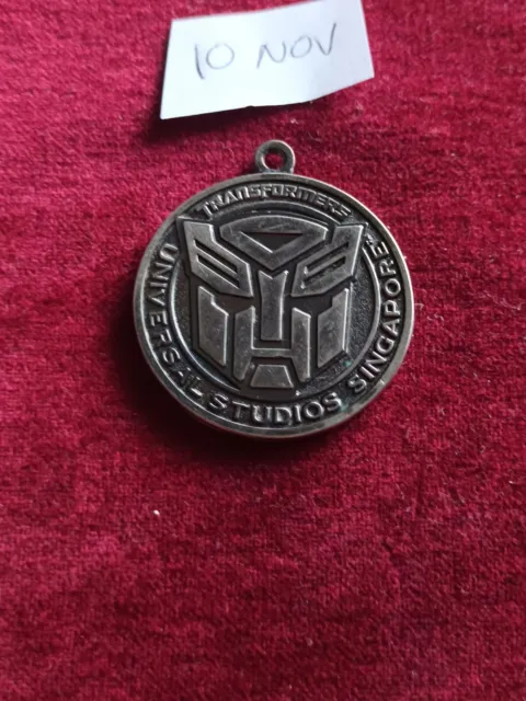 Transformers Universal Studios Singapore Hasbro 2012 Medal