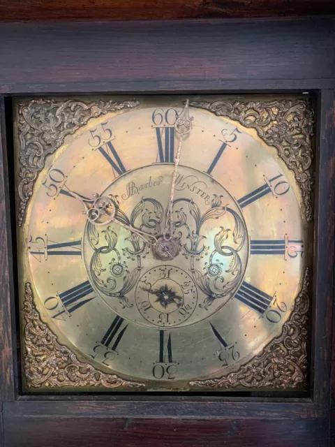 BARBER of WINSTER Longcase clock c1777 2