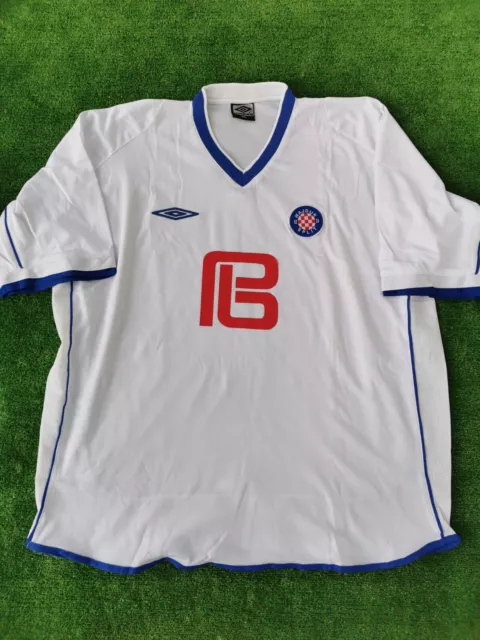 Hajduk Split Trikot Home Kit Umbro Football Jersey White Shirt