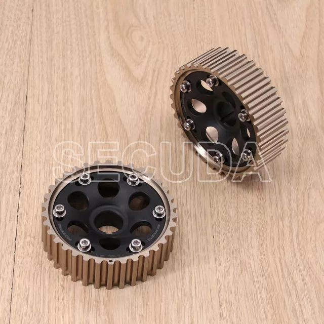 Black PRO Series Cam Gears Fits Honda Civic B-series 1990-2001 B16A B18C B18C5 2