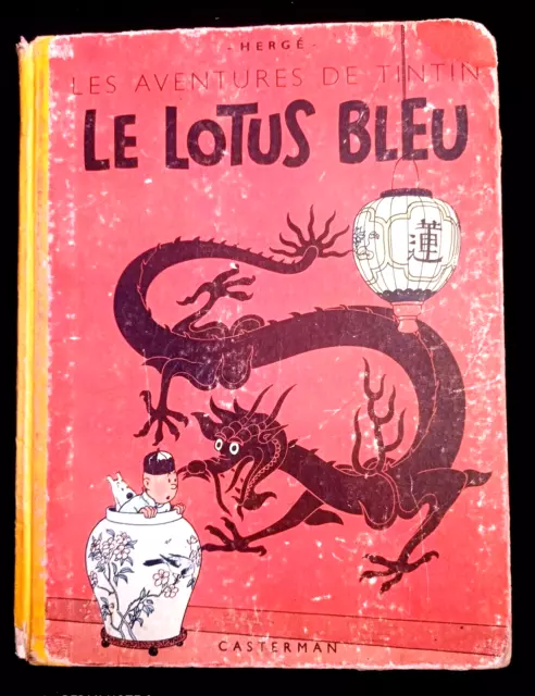Tintin Le Lotus Bleu  B5/B6  De 1951/52