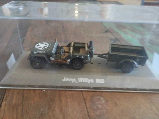 Polistil Politoys N°9 – Jeep Hotchkiss Willys Avec Remorque – Échelle 1/41 – Italie