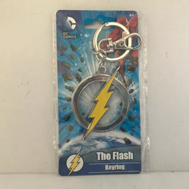 New DC Comics The Flash Logo Key Ring (Sealed)