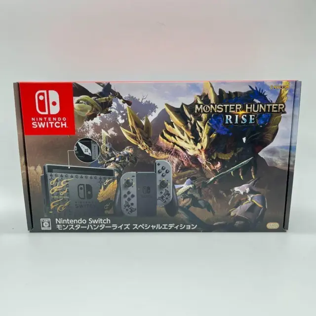 Nintendo Switch Monster Hunter Rise Special Edition New Unused Beautiful