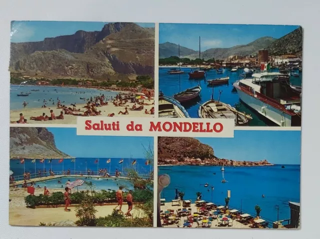 00648 Cartolina - Palermo - Saluti da Mondello VG ??