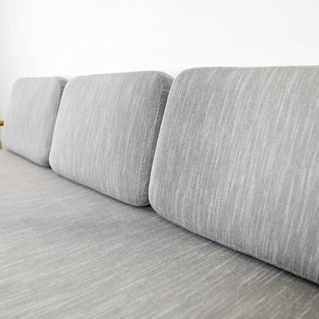 Linen Blend Replacement Cushions for Ercol 355 Daybed/Studio Couch in Grey 3