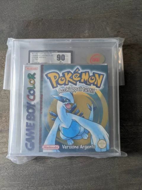 Pokemon Gold Version Sealed New Rare Gameboy Color Game Boy VGA Graded 80  NM 
