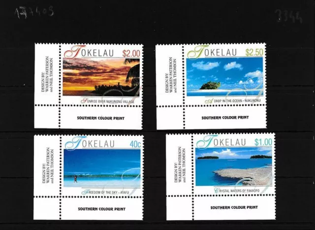 Tokelau 308-311 (completa edizione) MNH Eckrandstücke (103344