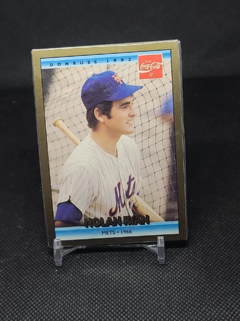 1992 Donruss Coke Ryan #1 Nolan Ryan/1966 NY Mets Sealed (3)