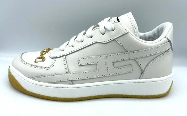 SNEAKERS SCARPE Donna Elisabetta Franchi Avorio Collezione 2021