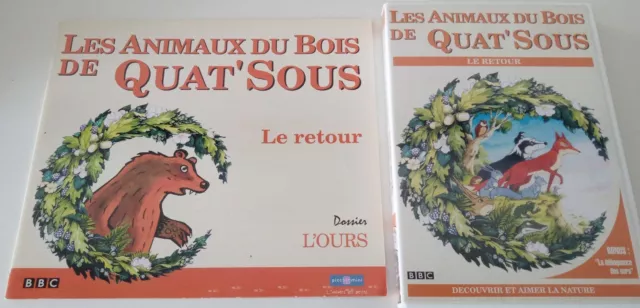 Les Animaux Du Bois De Quat'sous / Le Retour / Livre + Dvd