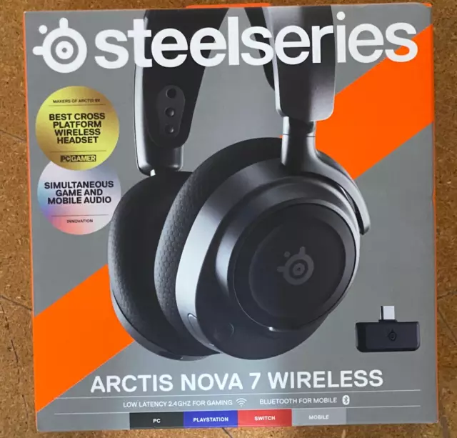 Steelseries Arctis Nova 7 Wireless Gaming Headphones Pc Xbox Ps5 Nintendo Switch