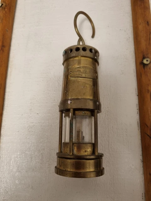 E Thomas & William Half Size Mining Lamp