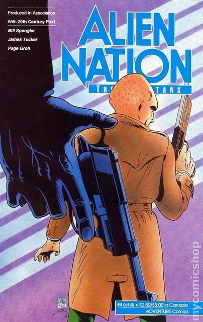 Alien Nation the Spartans #4 VG 1990 Stock Image Low Grade