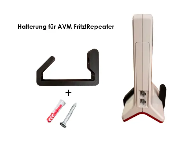 Repeater Wall Bracket Suitable For for AVM Fritz! Repeater 3000 - Wall Mount