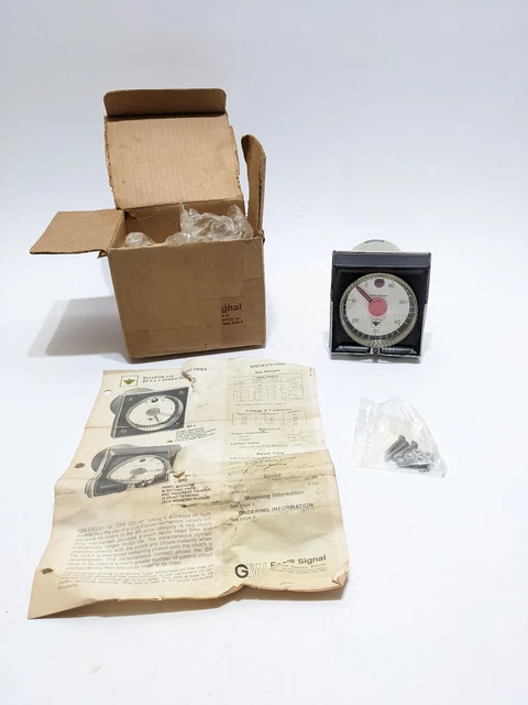 EAGLE SIGNAL 0-60 Timer Vtg New Old Stock
