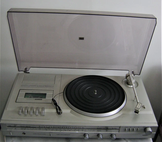 Platine Vinyle Radiola RA 406 - Automatique - Argenté - 33/45 Tours - Occasion Bon état