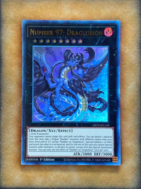 Yugioh Number 97: Draglubion GFP2-EN145 Ultra Rare 1st Ed NM