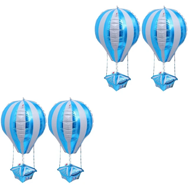 4 Pcs Aluminum Foil Balloon Baby Shower Party Decoration Hot Air Paper Lanterns