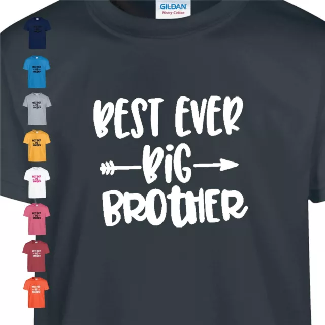 T-shirt classica per bambini Best Ever Little Brother Best Ever Big Brother a maniche corte